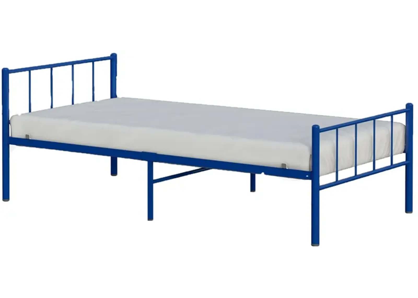 Austin Metal Twin Bed in Blue by BK Furniture