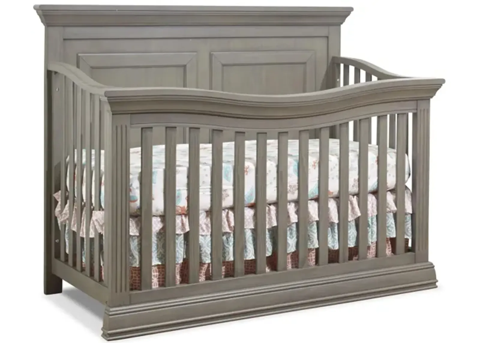 Paxton Four-in-One Crib with Conversion Kit in Heritage Gray by Sorelle Furniture