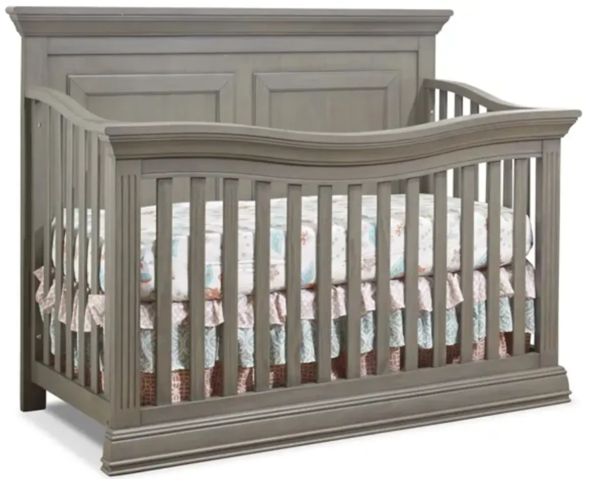 Paxton Four-in-One Crib with Conversion Kit in Heritage Gray by Sorelle Furniture