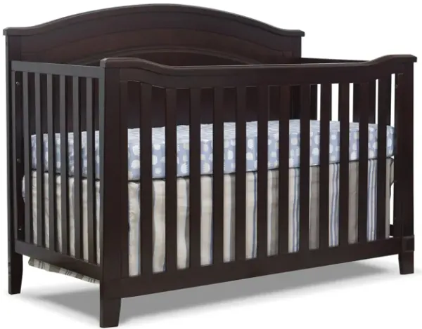 Berkley Round Top Panel Crib with Conversion Kit