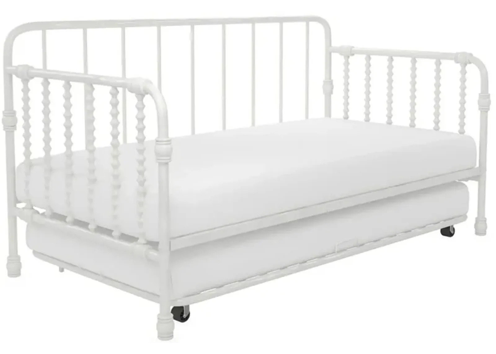 Little Seeds Monarch Hill Wren Metal Daybed with Trundle in White by DOREL HOME FURNISHINGS