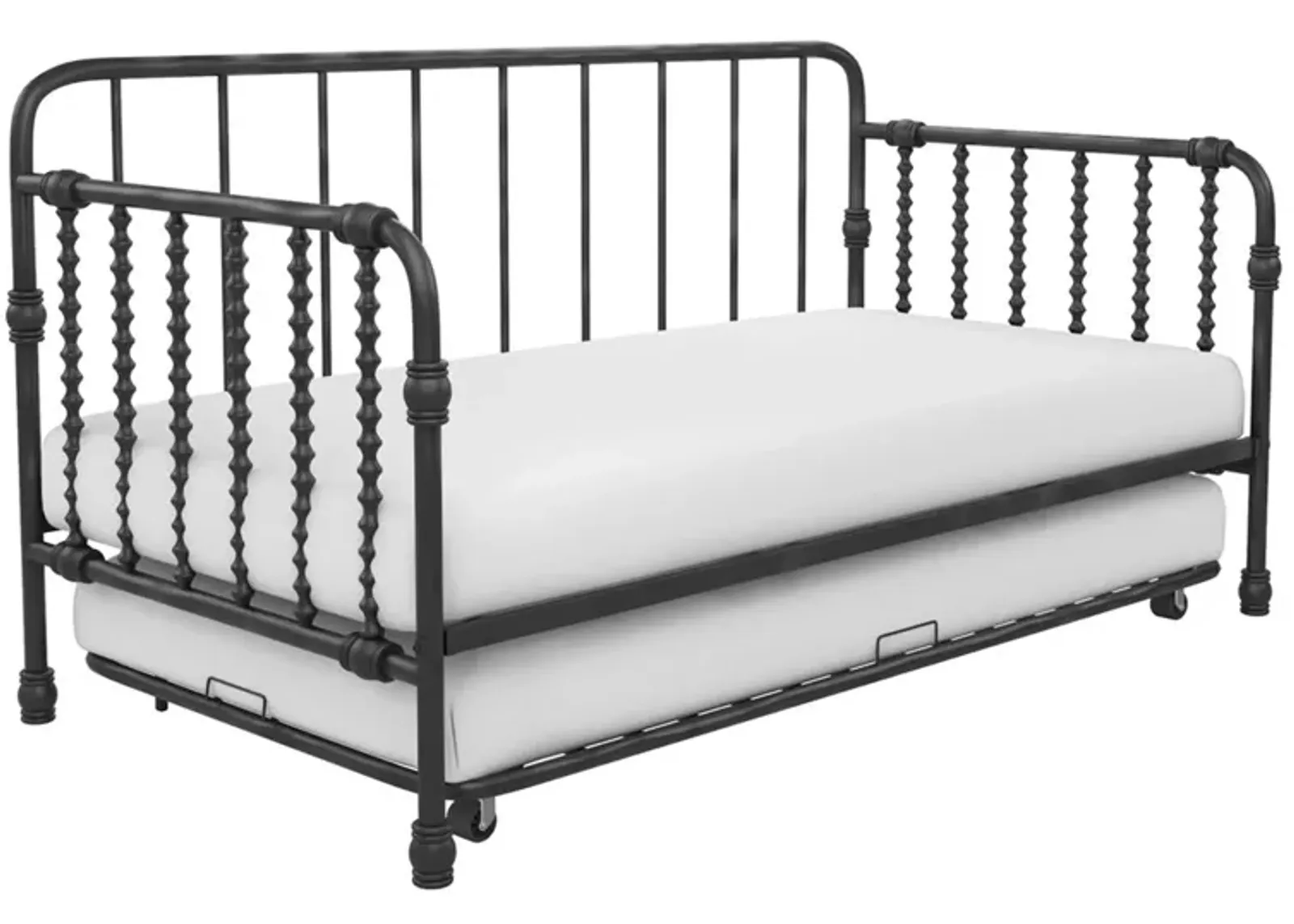 Little Seeds Monarch Hill Wren Metal Daybed with Trundle in Black by DOREL HOME FURNISHINGS