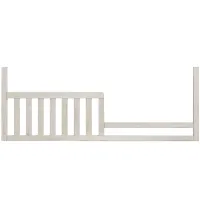 Bella Convertible Toddler Rail in Brushed White by Westwood Design