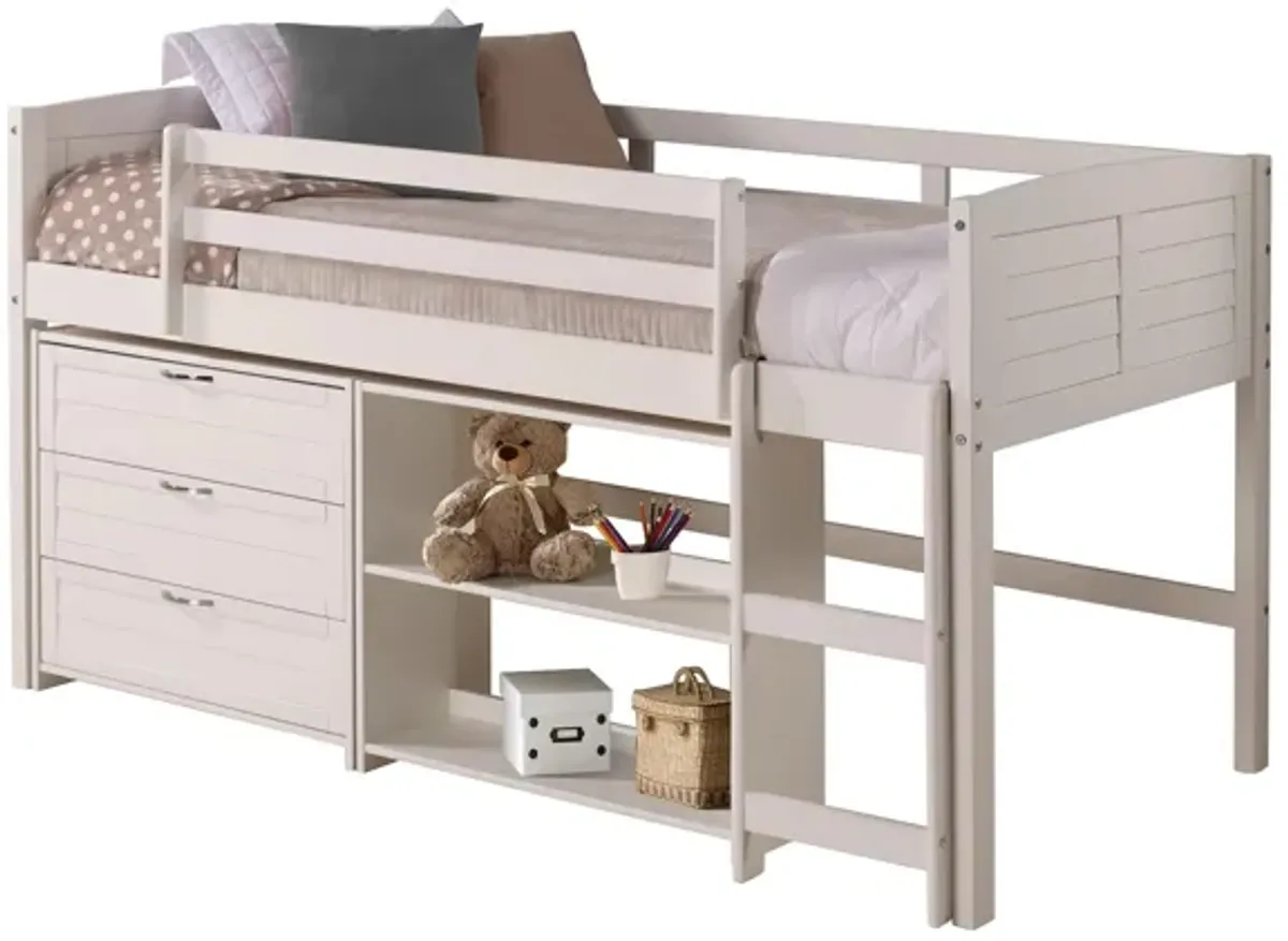 Donco Louver Low Loft Bed