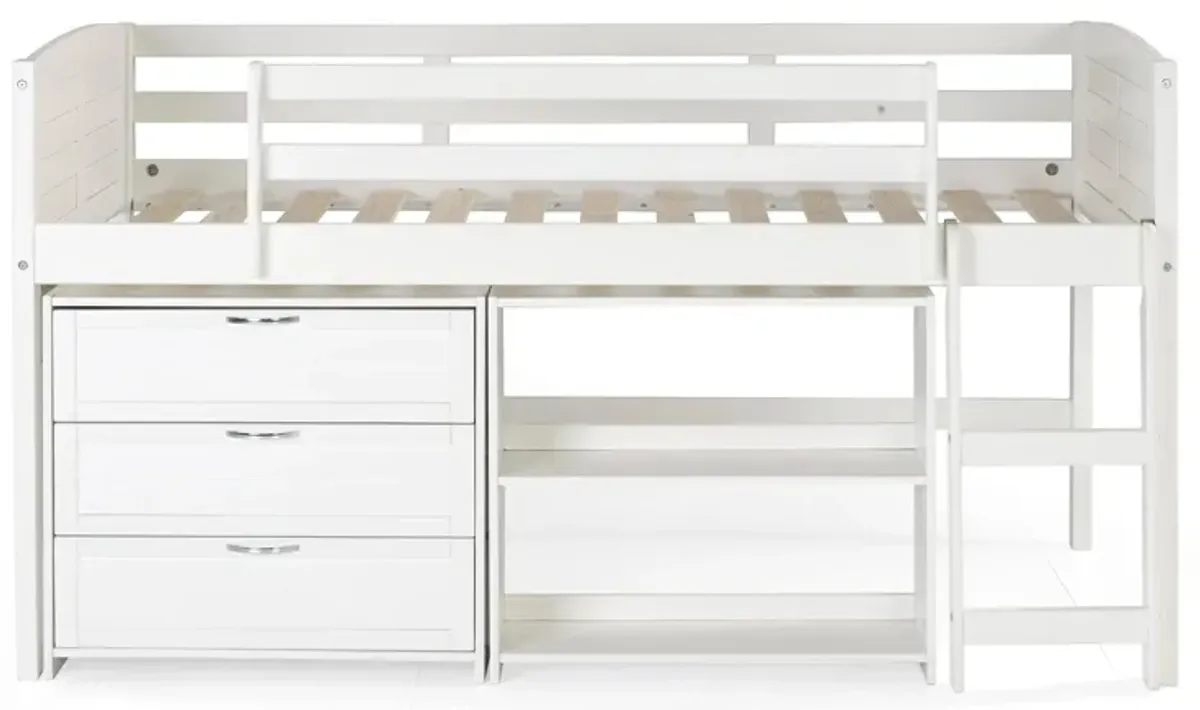 Donco Louver Low Loft Bed