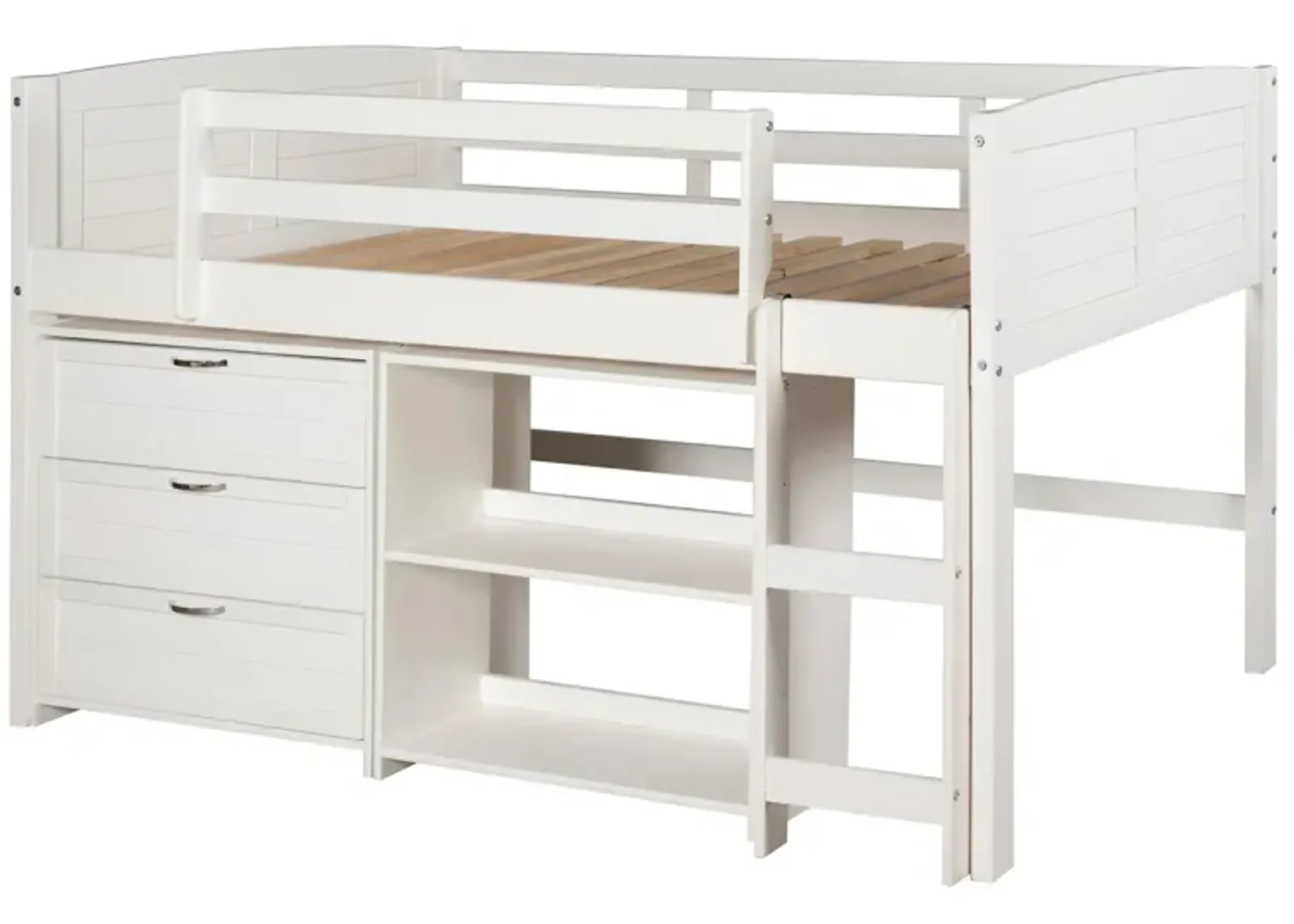 Donco Louver Low Loft Bed