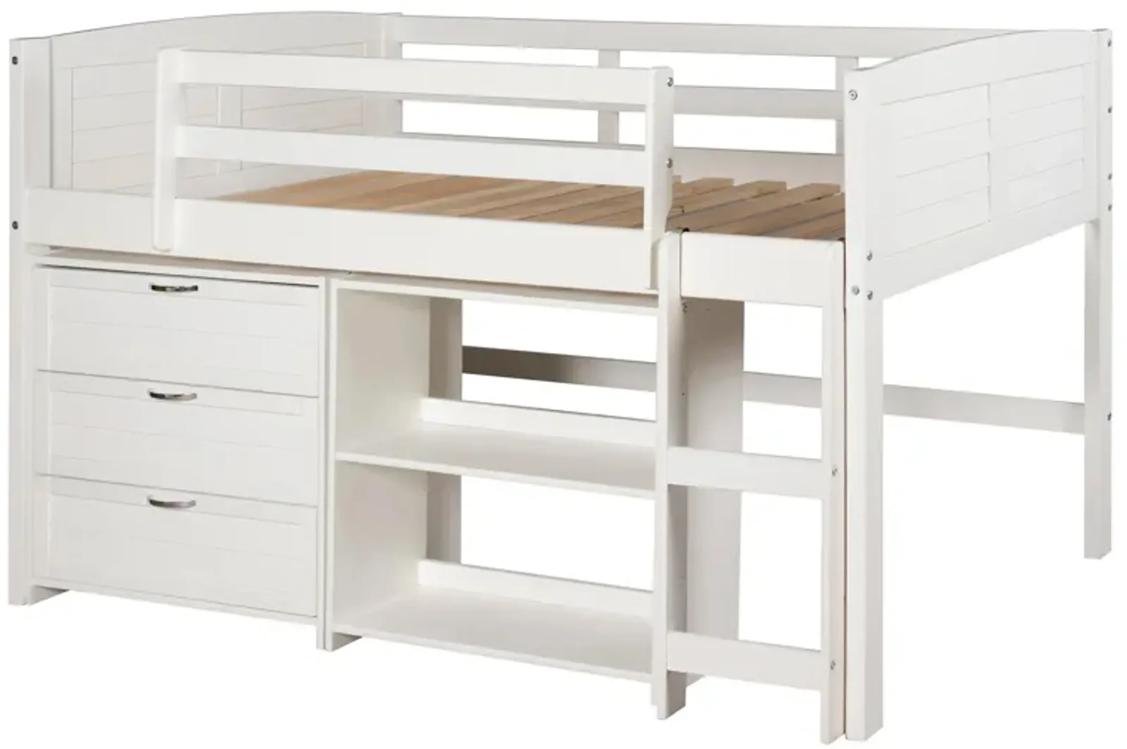 Donco Louver Low Loft Bed