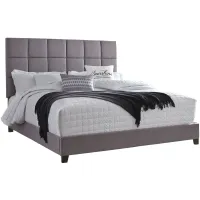 Dolante Upholstered Bed in Gray by Ashley Furniture