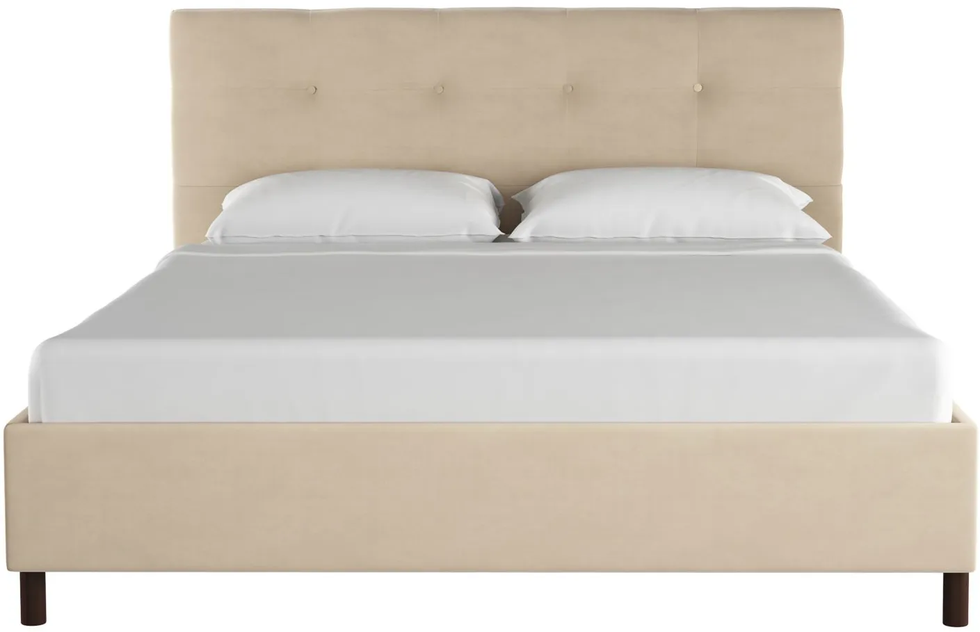 Nathan Platform Bed in Premier Oatmeal by Skyline