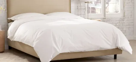 Maria Bed in Premier Oatmeal by Skyline