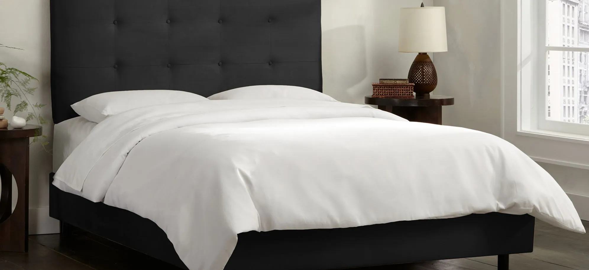 Nathan Bed in Premier Black by Skyline