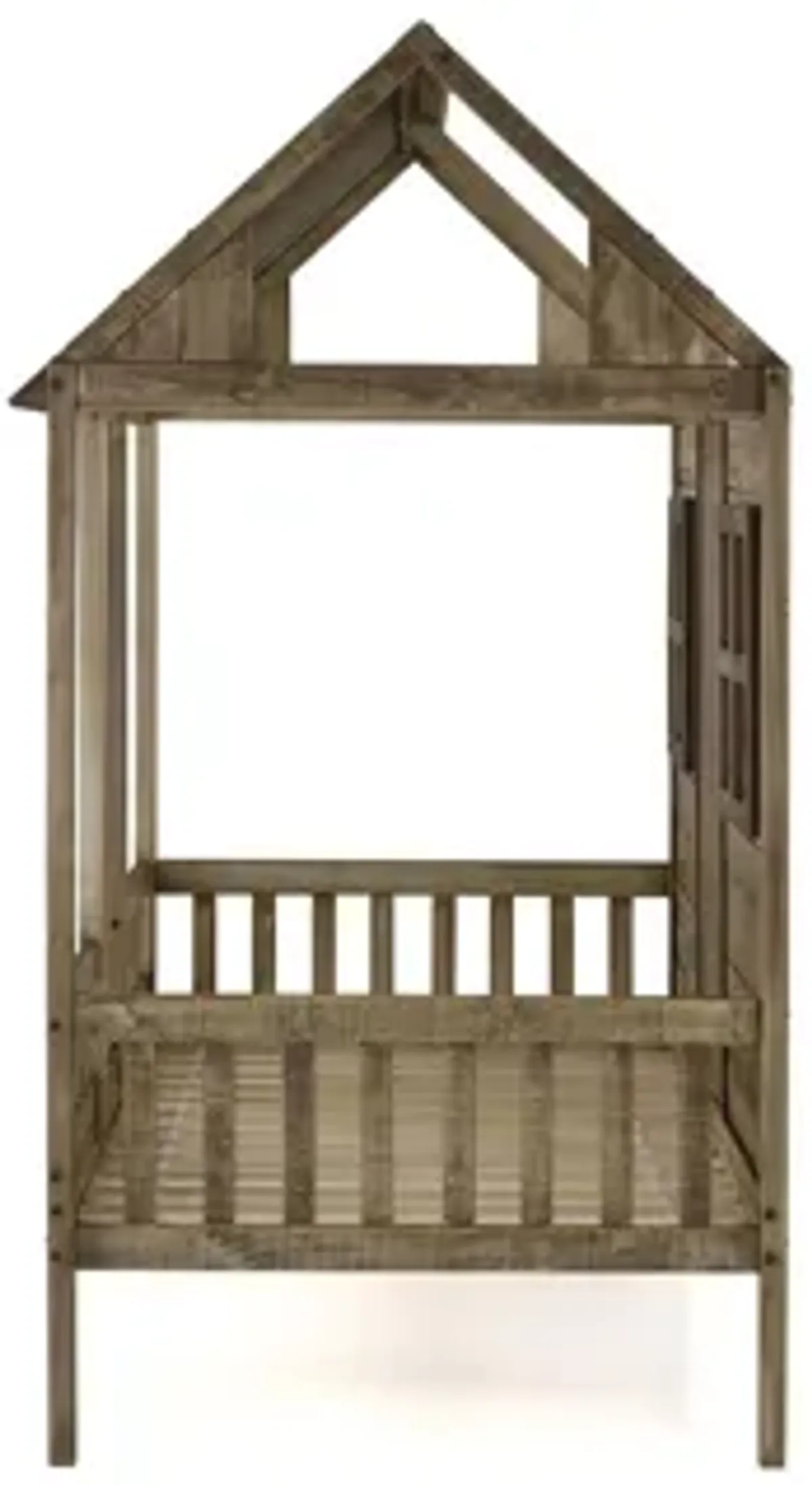 Front Porch Low Loft Bed with Twin Trundle