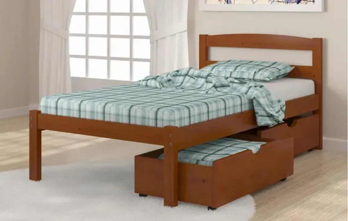 Econo Scandinavian Bed with Dual Underbed Drawers