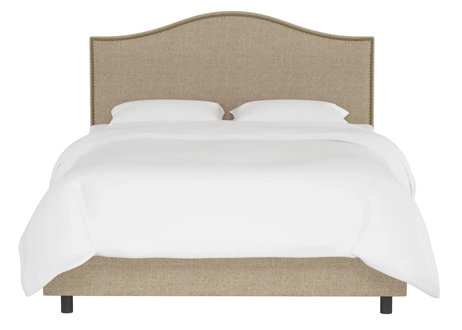 Alexander Bed in Linen Sandstone by Skyline