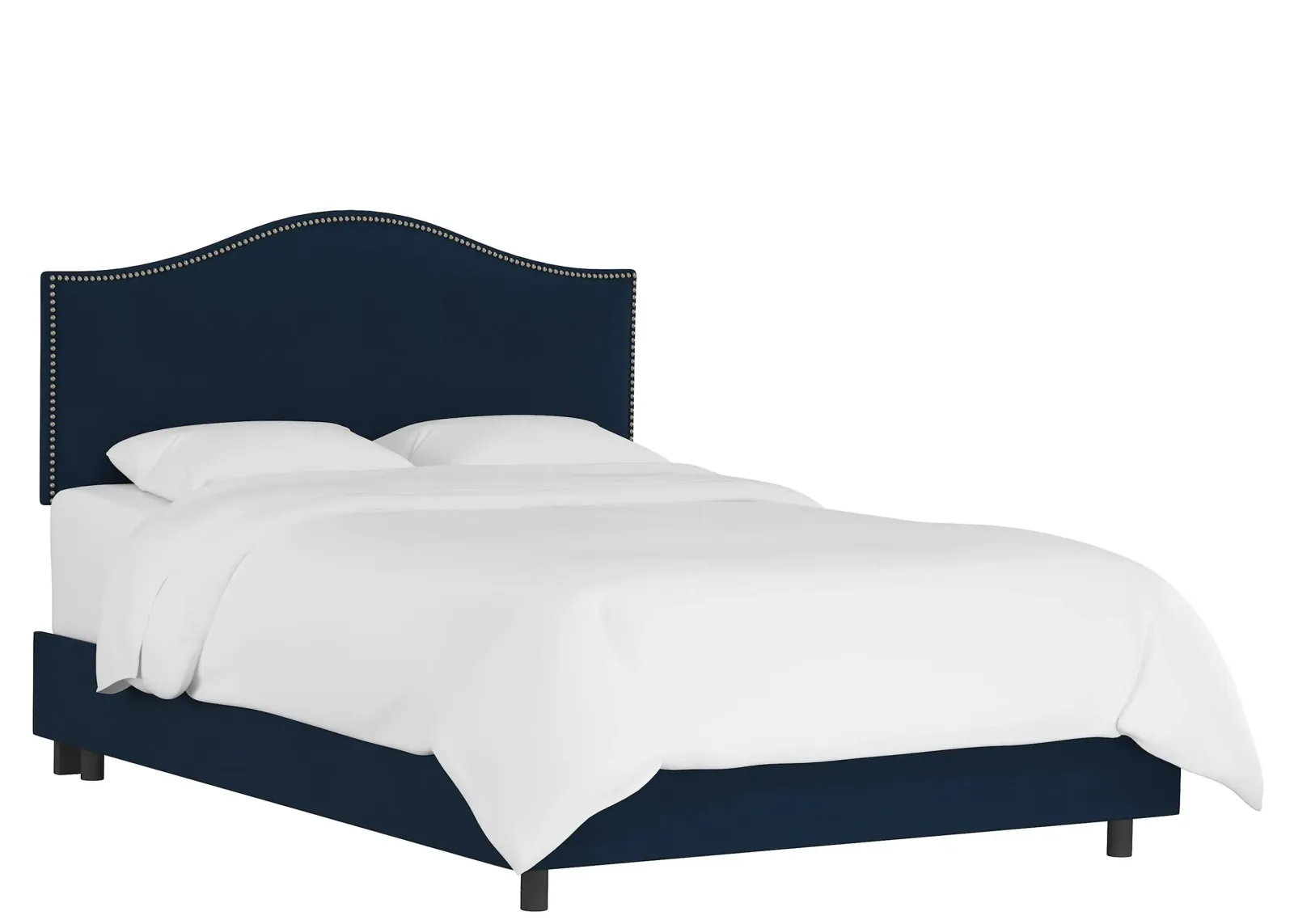 Alexander Bed in Velvet Ink by Skyline