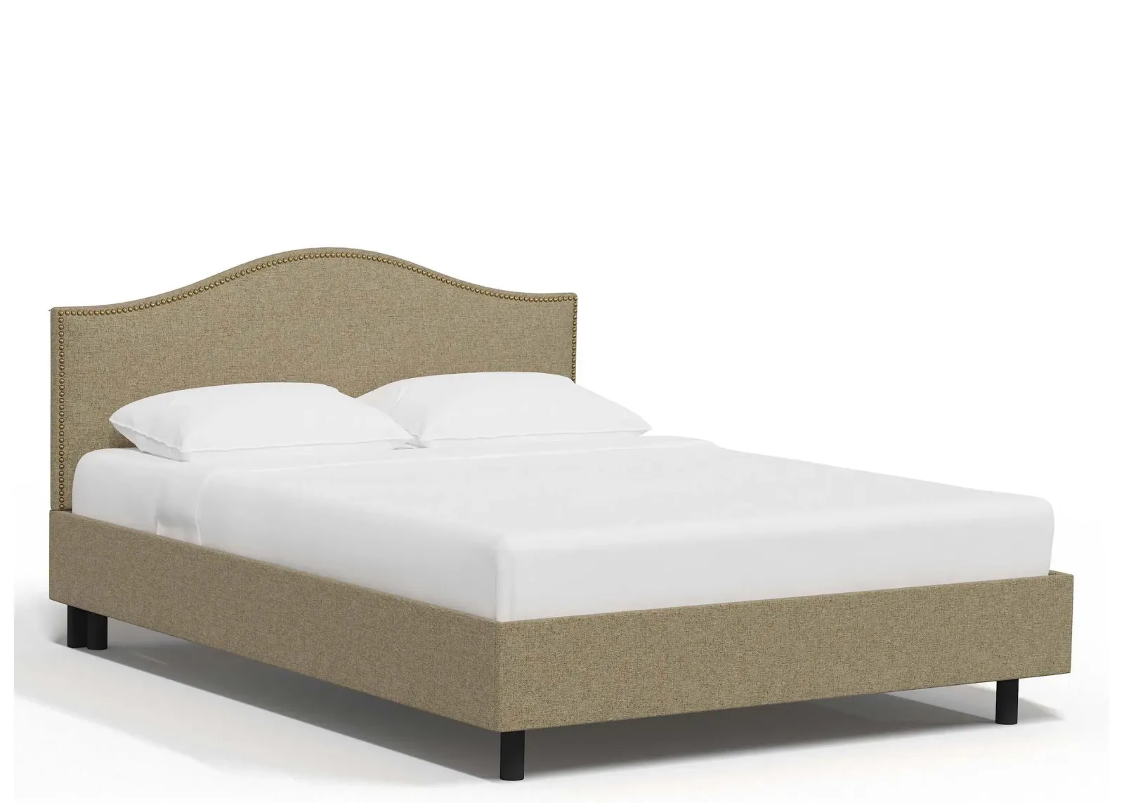 Alexander Platform Bed in Zuma Linen by Skyline