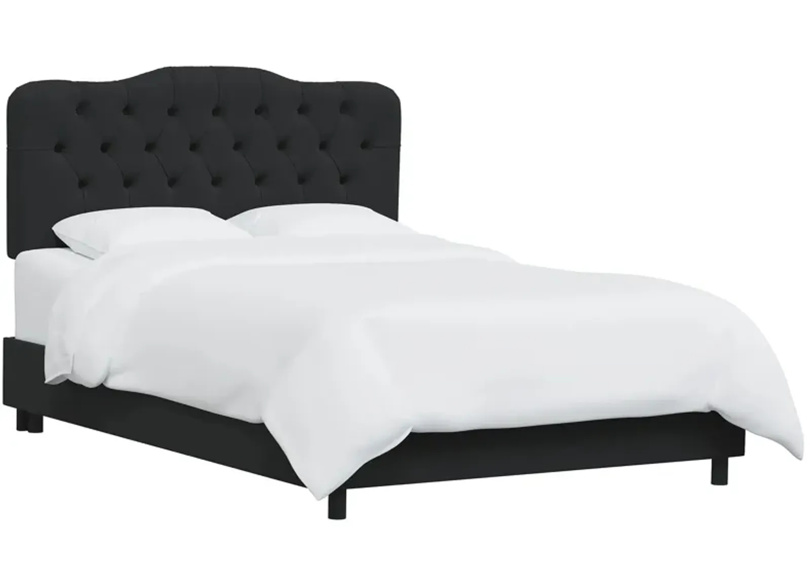 Argona Bed in Velvet Black by Skyline