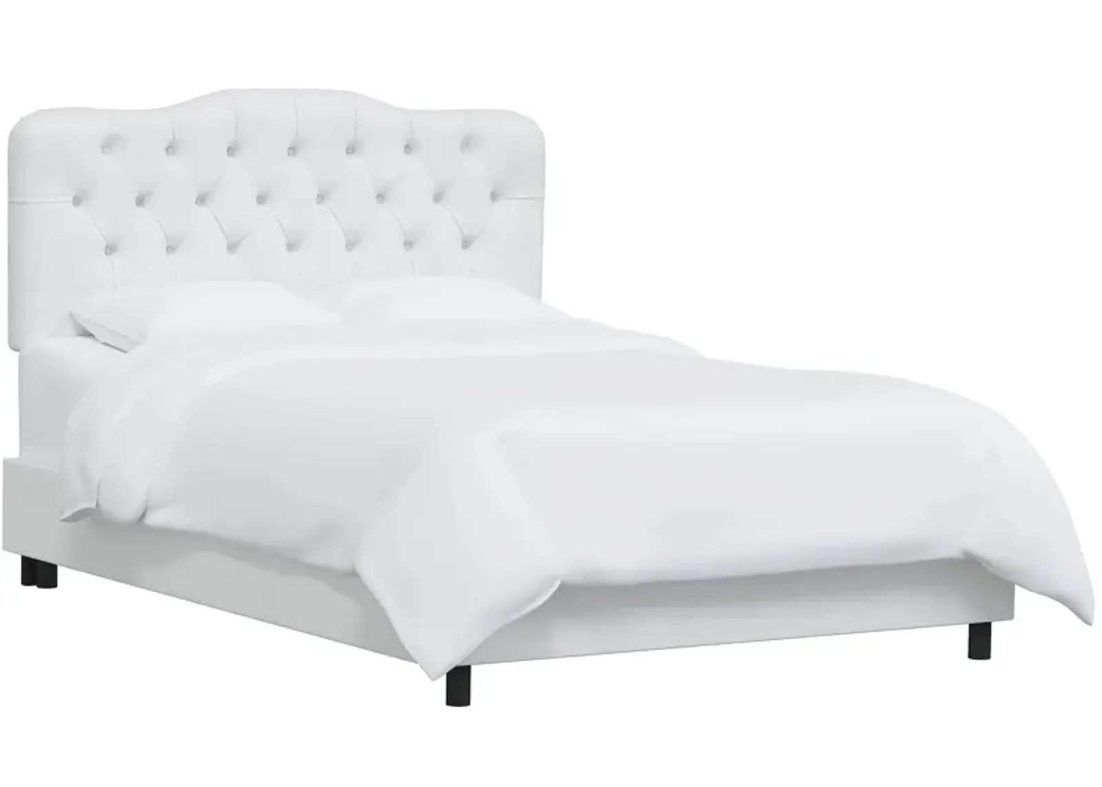 Argona Bed in Velvet White by Skyline