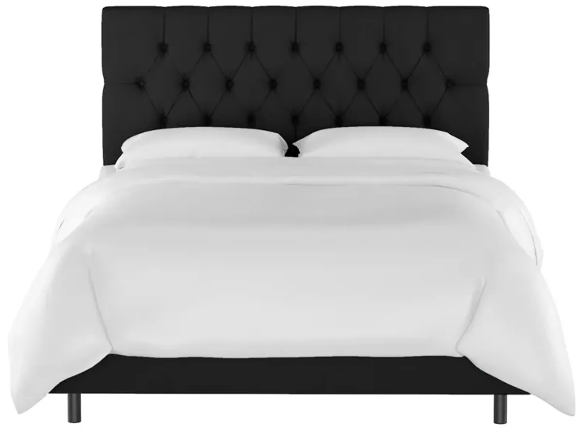 Blanchard Bed in Linen Black by Skyline