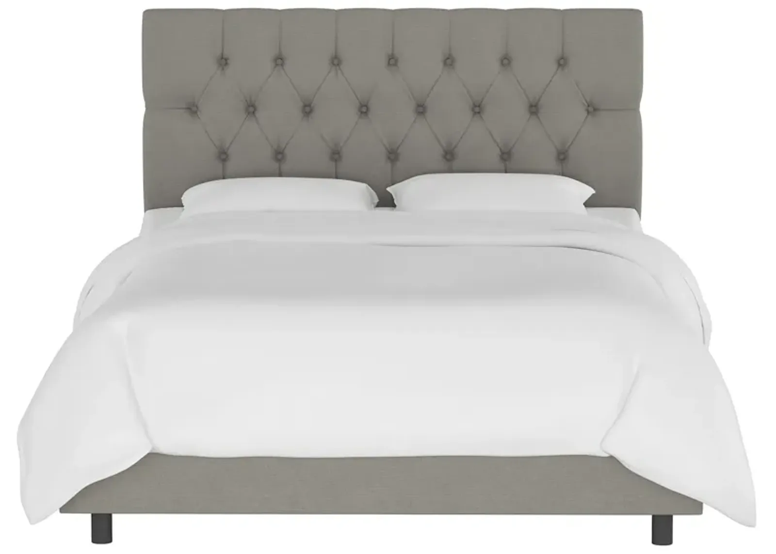 Blanchard Bed in Linen Gray by Skyline