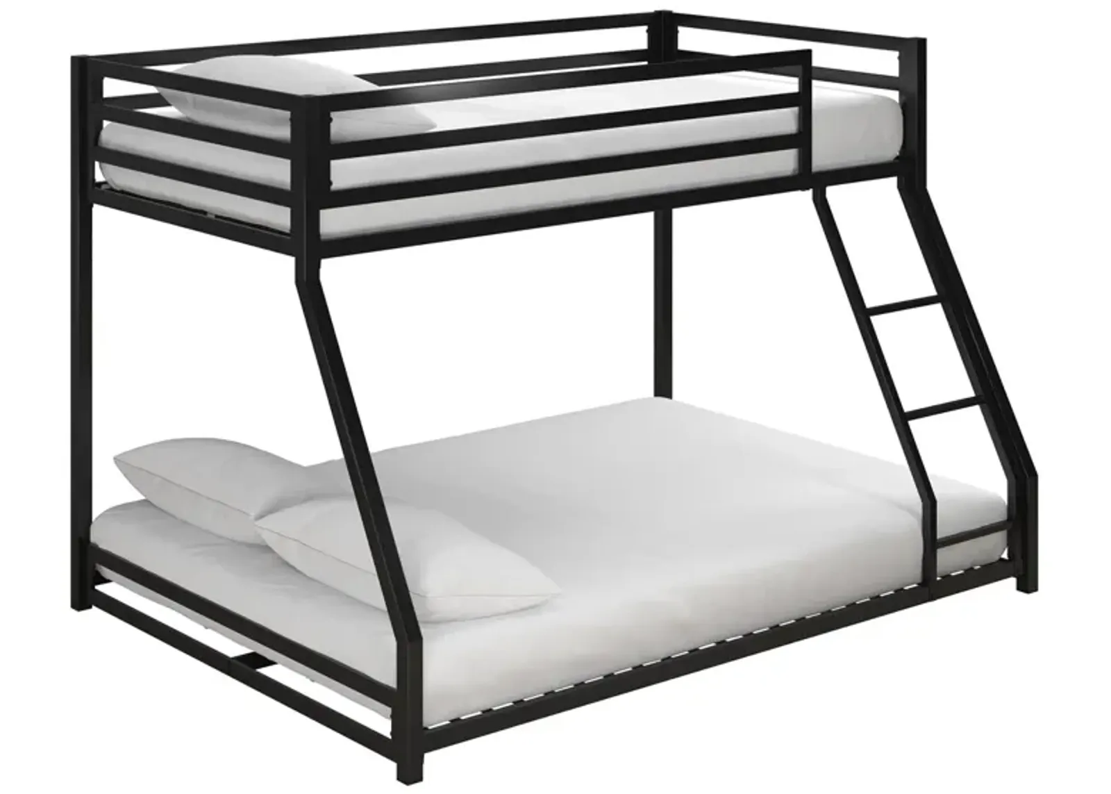 Miles Twin over Full Bunk Bed in Black by DOREL HOME FURNISHINGS