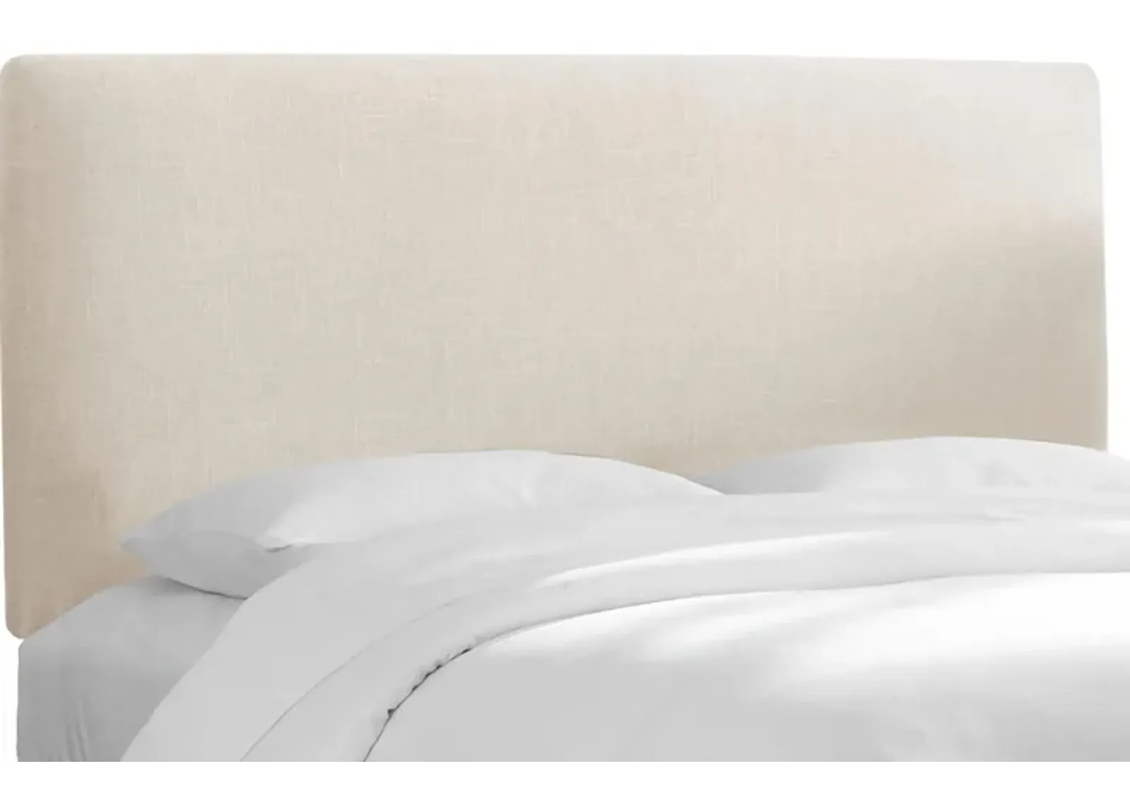 Valerie Headboard in Linen Talc by Skyline