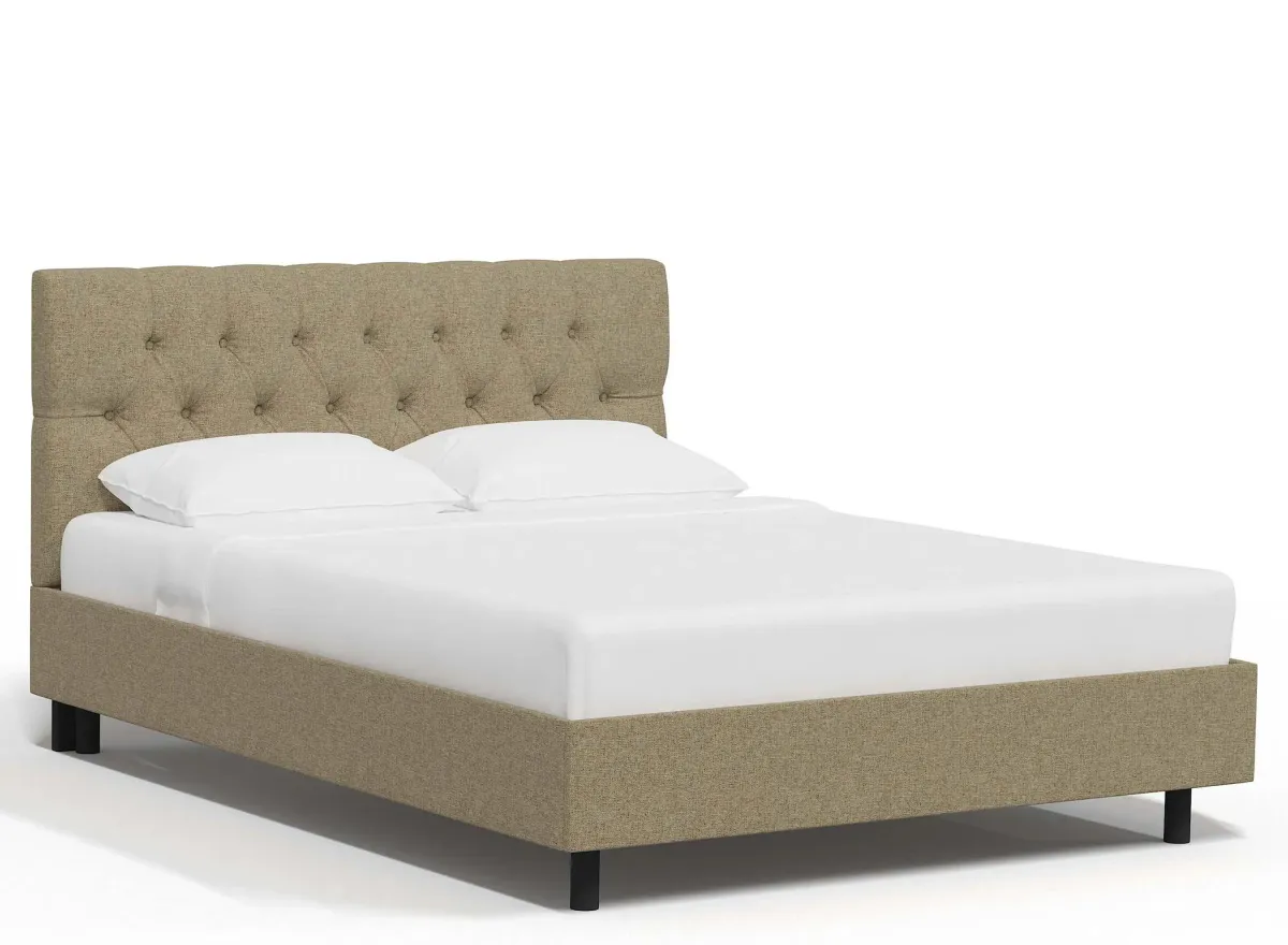 Blanchard Platform Bed in Zuma Linen by Skyline