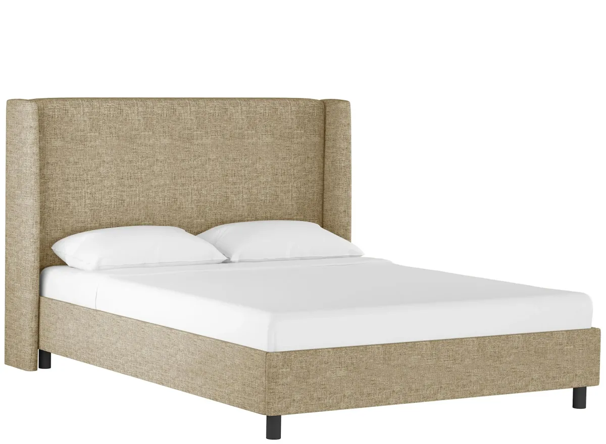 Ellison Platform Bed in Zuma Linen by Skyline