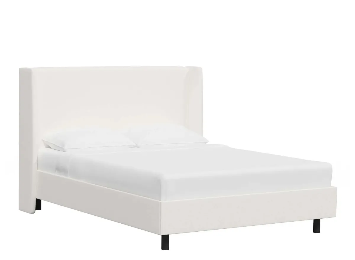 Ellison Platform Bed in Zuma White by Skyline