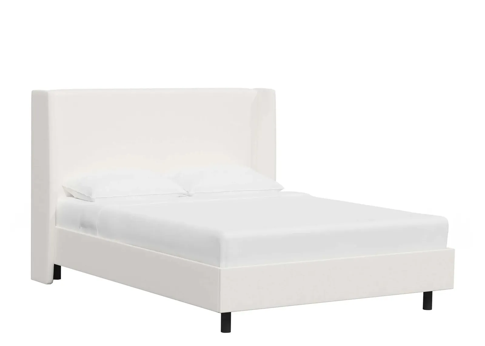 Ellison Platform Bed in Zuma White by Skyline