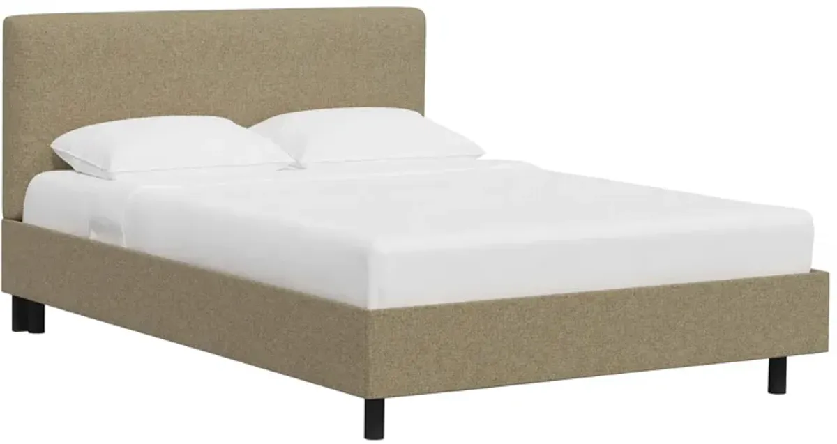 Valerie Platform Bed in Zuma Linen by Skyline