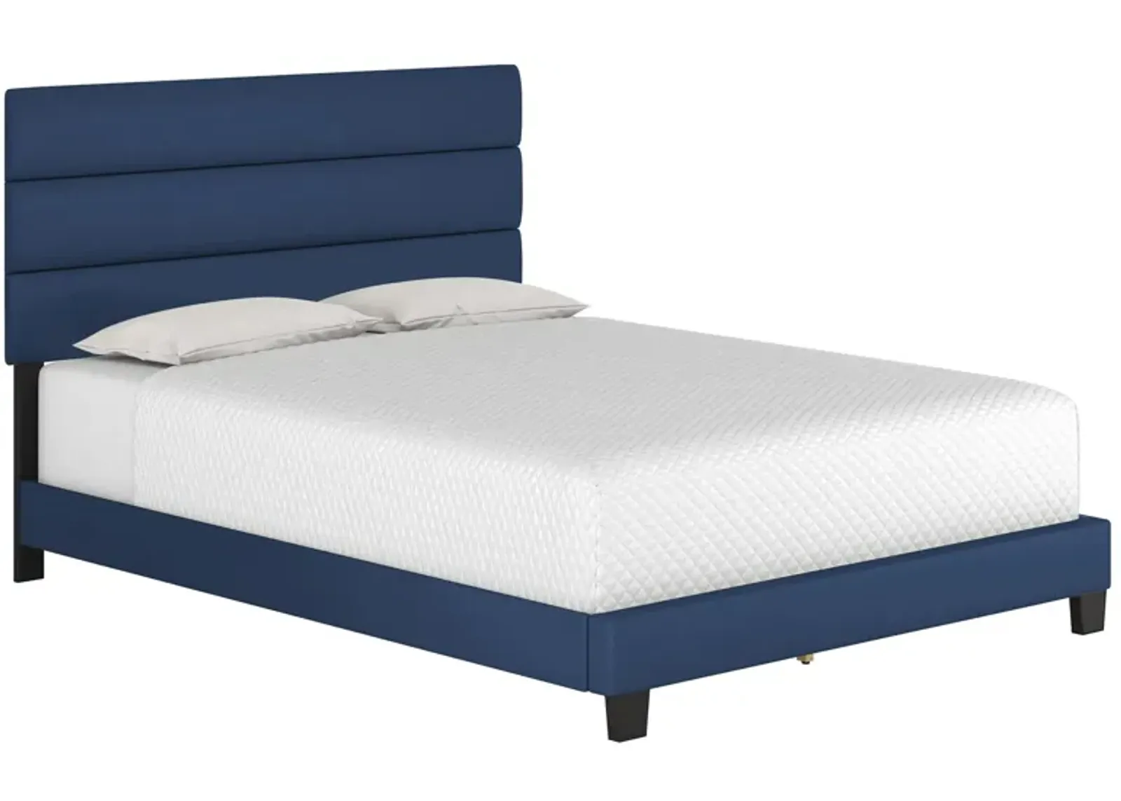 Parker Faux Leather Platform Bed