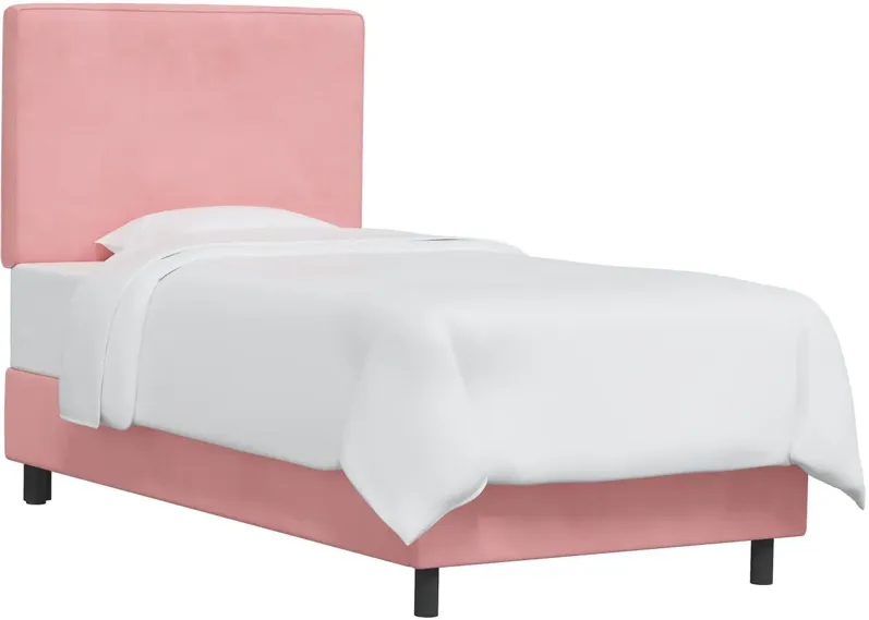 Marquette Bed in Premier Light Pink by Skyline