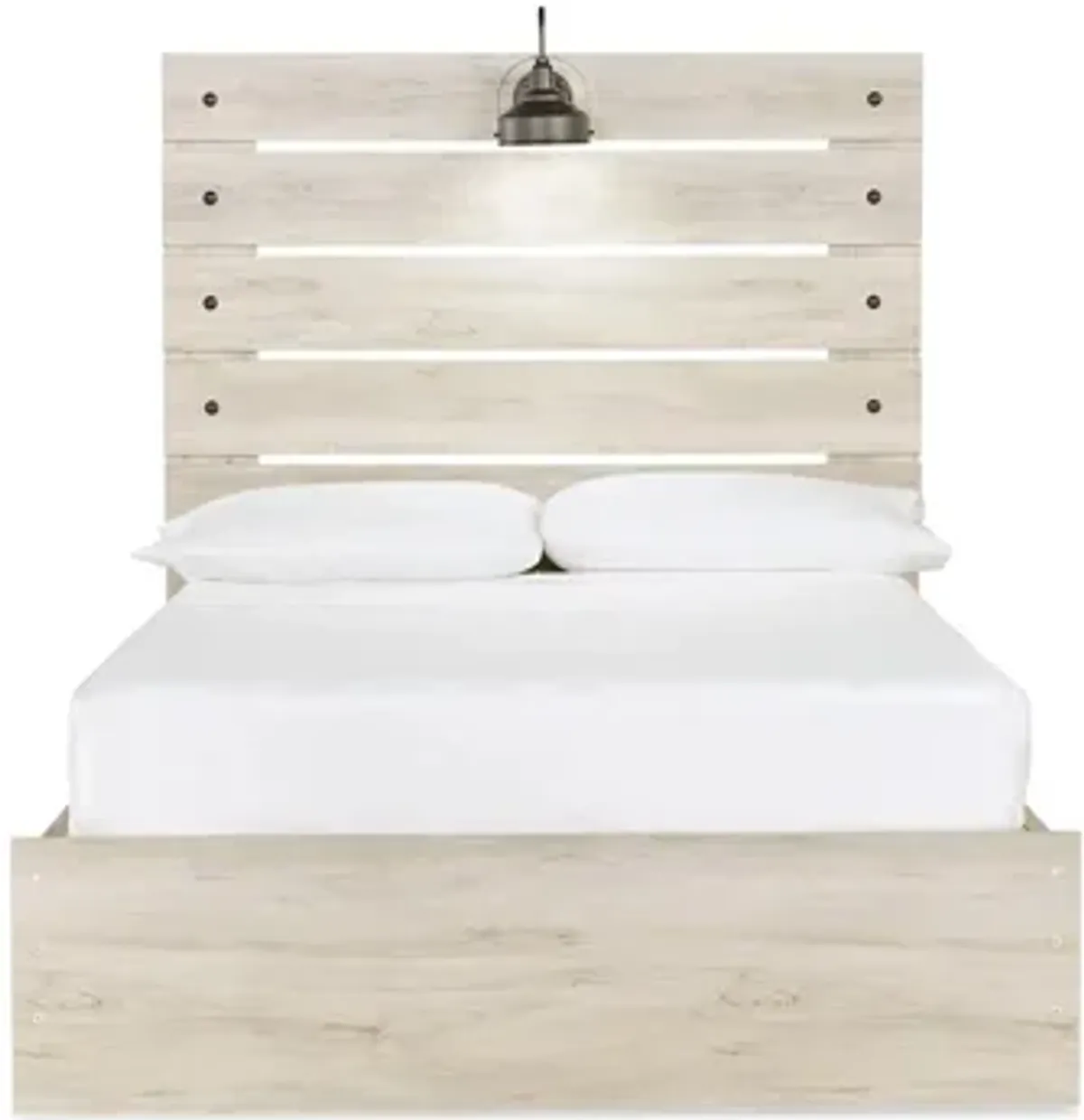 Luna Panel Bed with 2 Side Storage Drawers