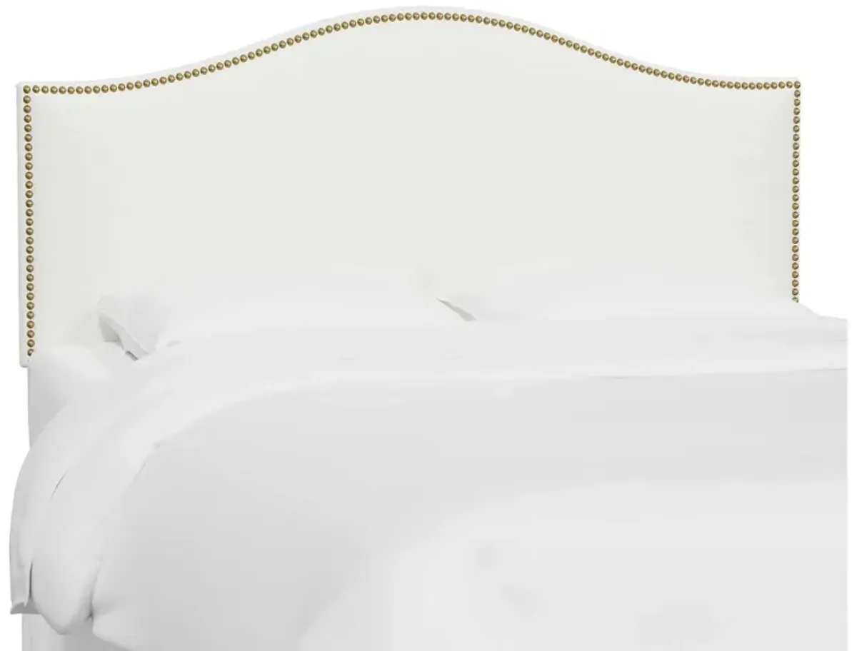 Alexander Headboard in Zuma White by Skyline