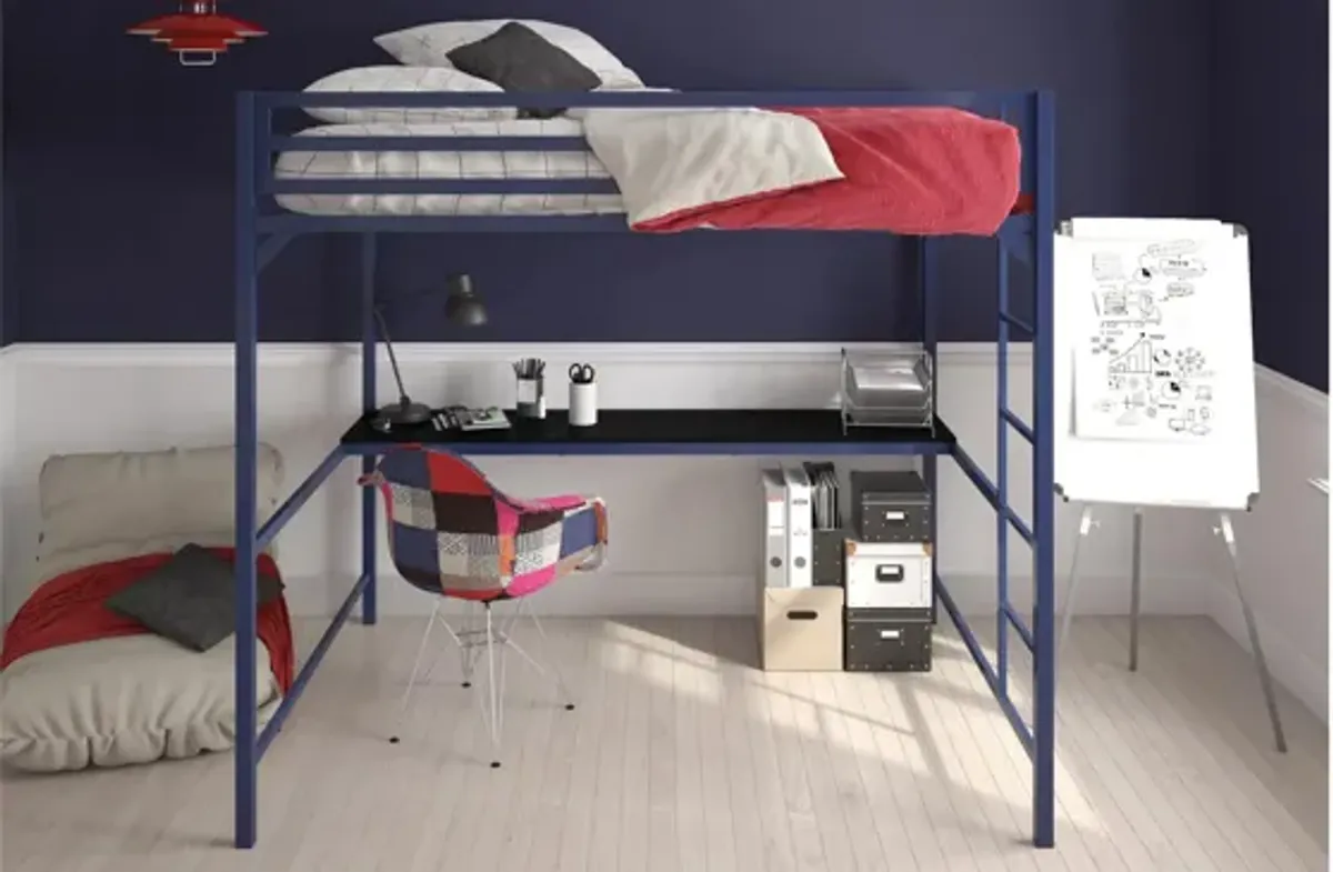 Miles Loft Bed with Desk