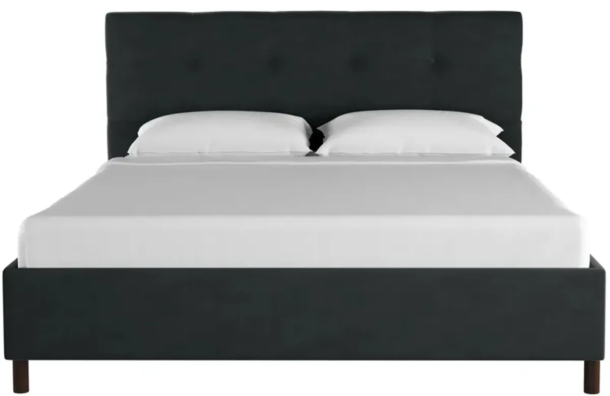 Nathan Platform Bed in Premier Black by Skyline