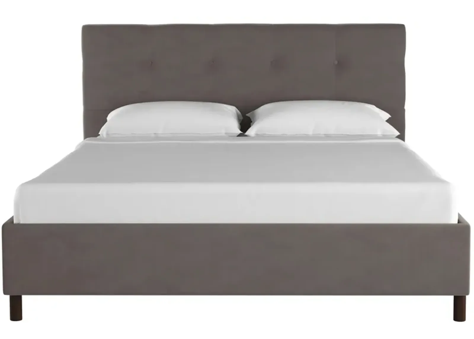 Nathan Platform Bed in Premier Charcoal by Skyline