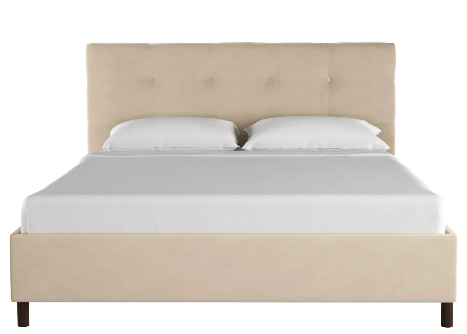 Nathan Platform Bed in Premier Oatmeal by Skyline