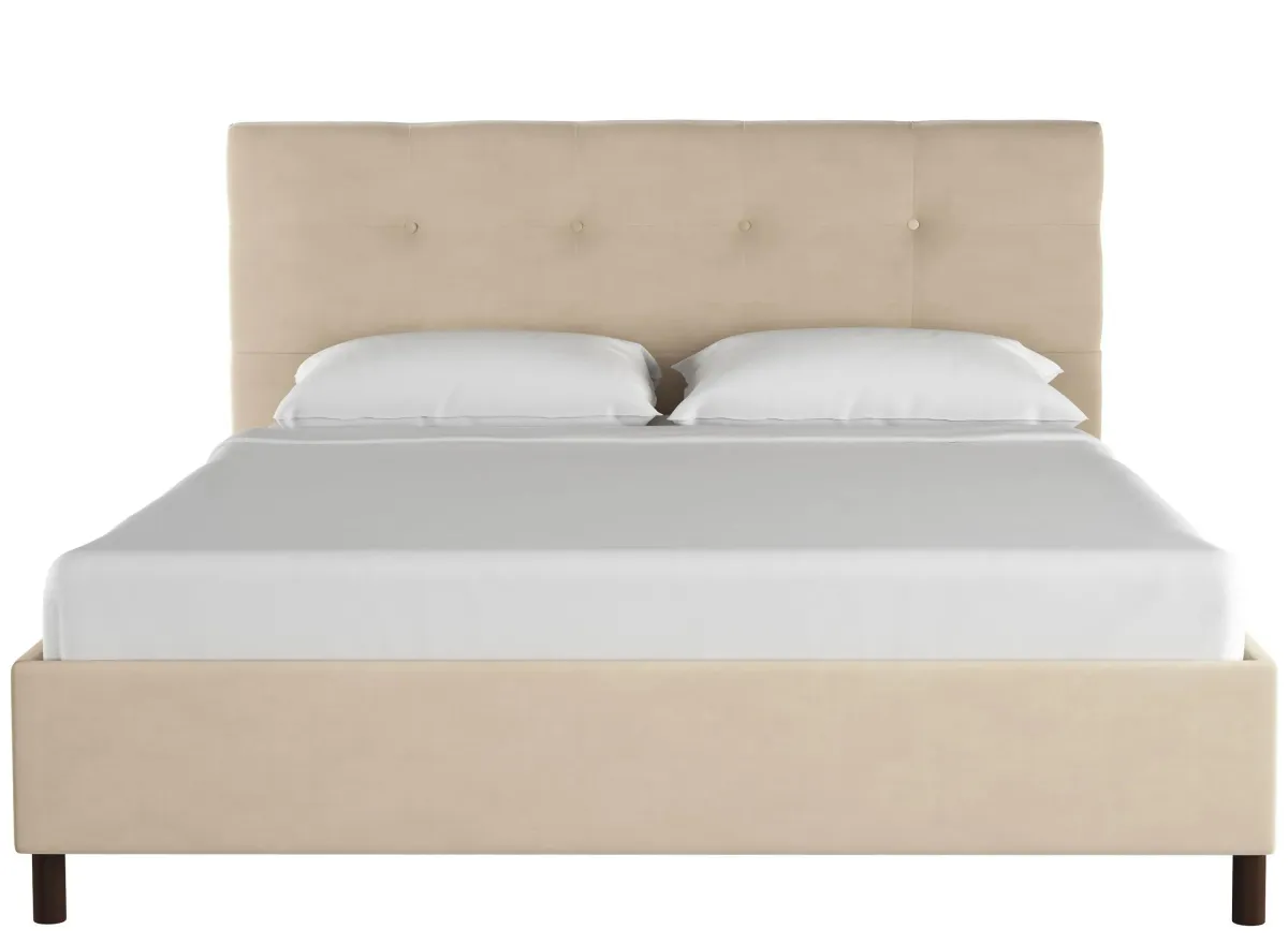 Nathan Platform Bed in Premier Oatmeal by Skyline