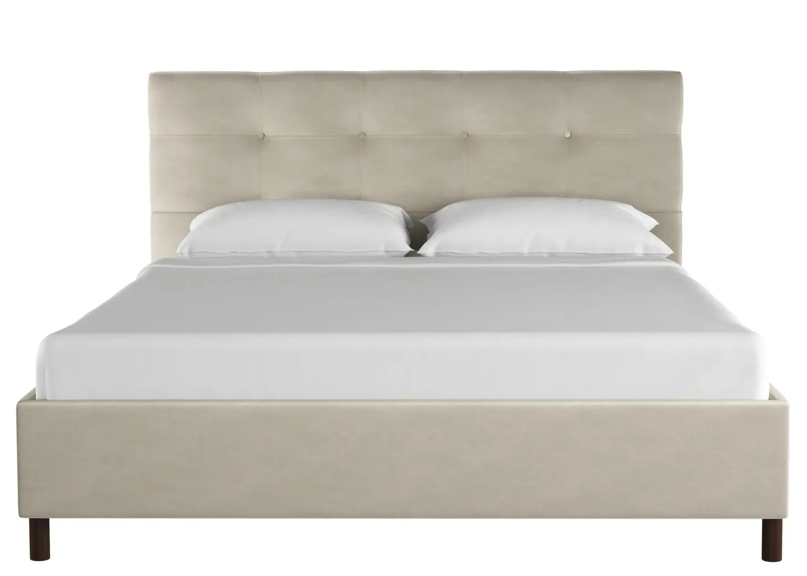 Nathan Platform Bed in Premier Platinum by Skyline