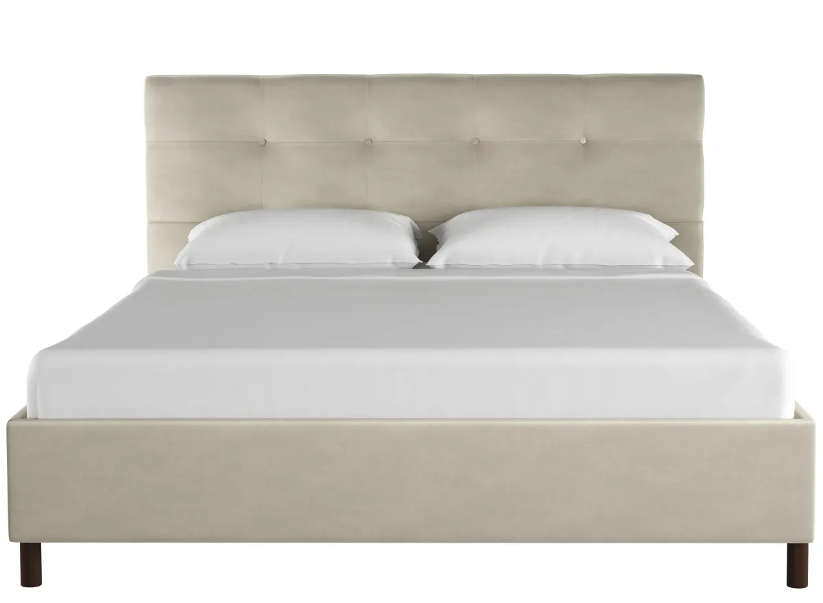 Nathan Platform Bed in Premier Platinum by Skyline