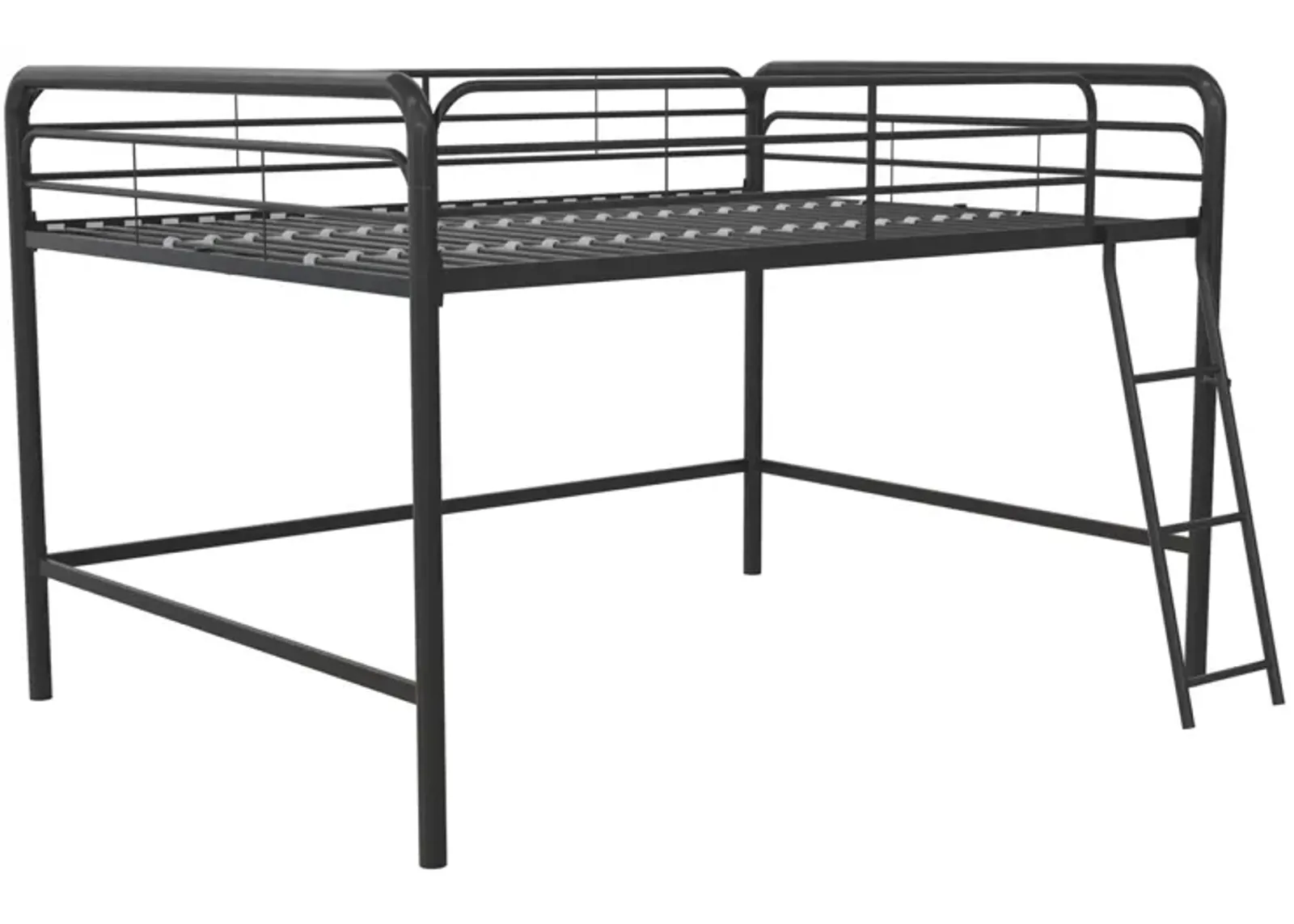 Walker Junior Loft Bed in Black by DOREL HOME FURNISHINGS