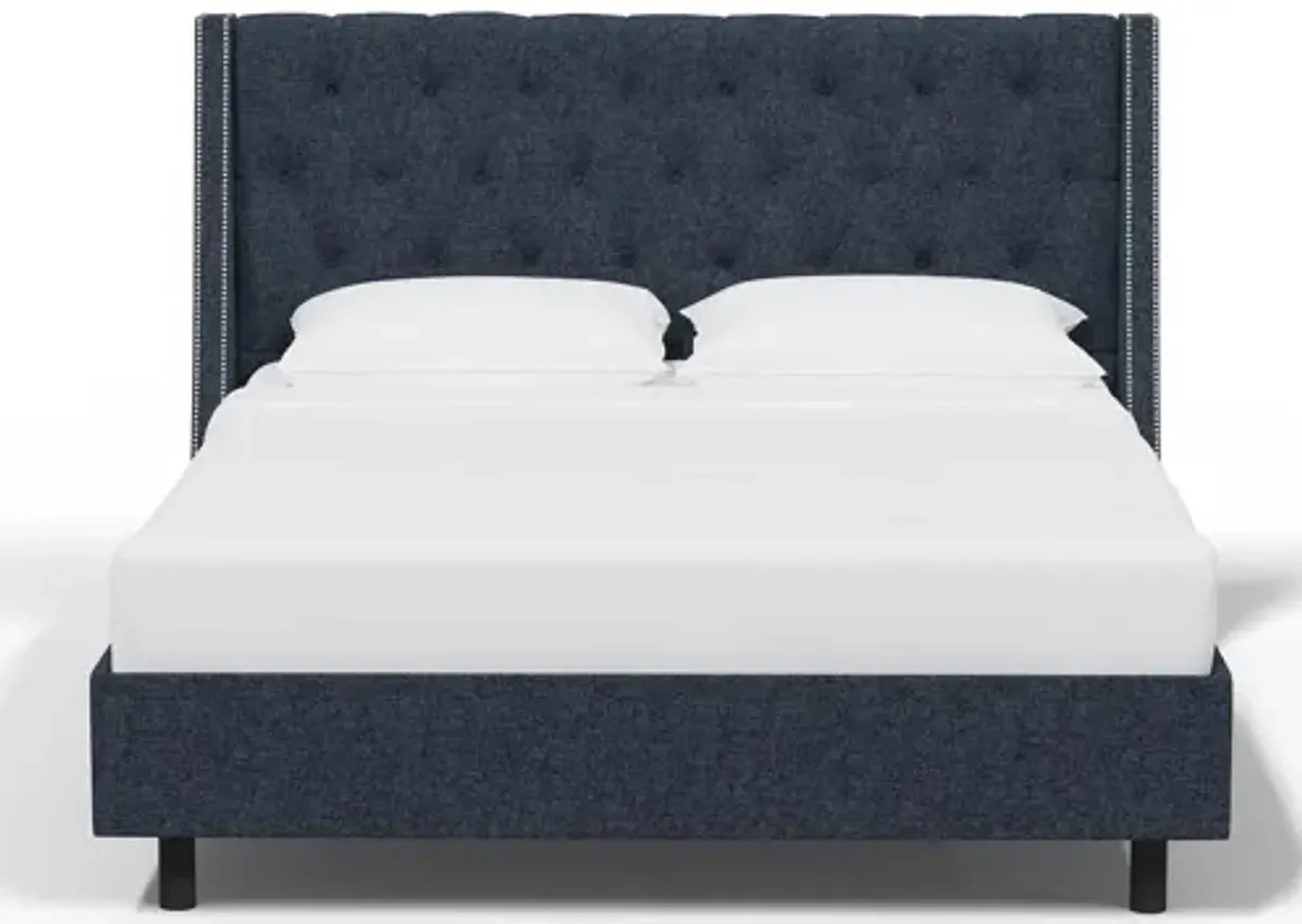 Sheridan Wingback Platform Bed