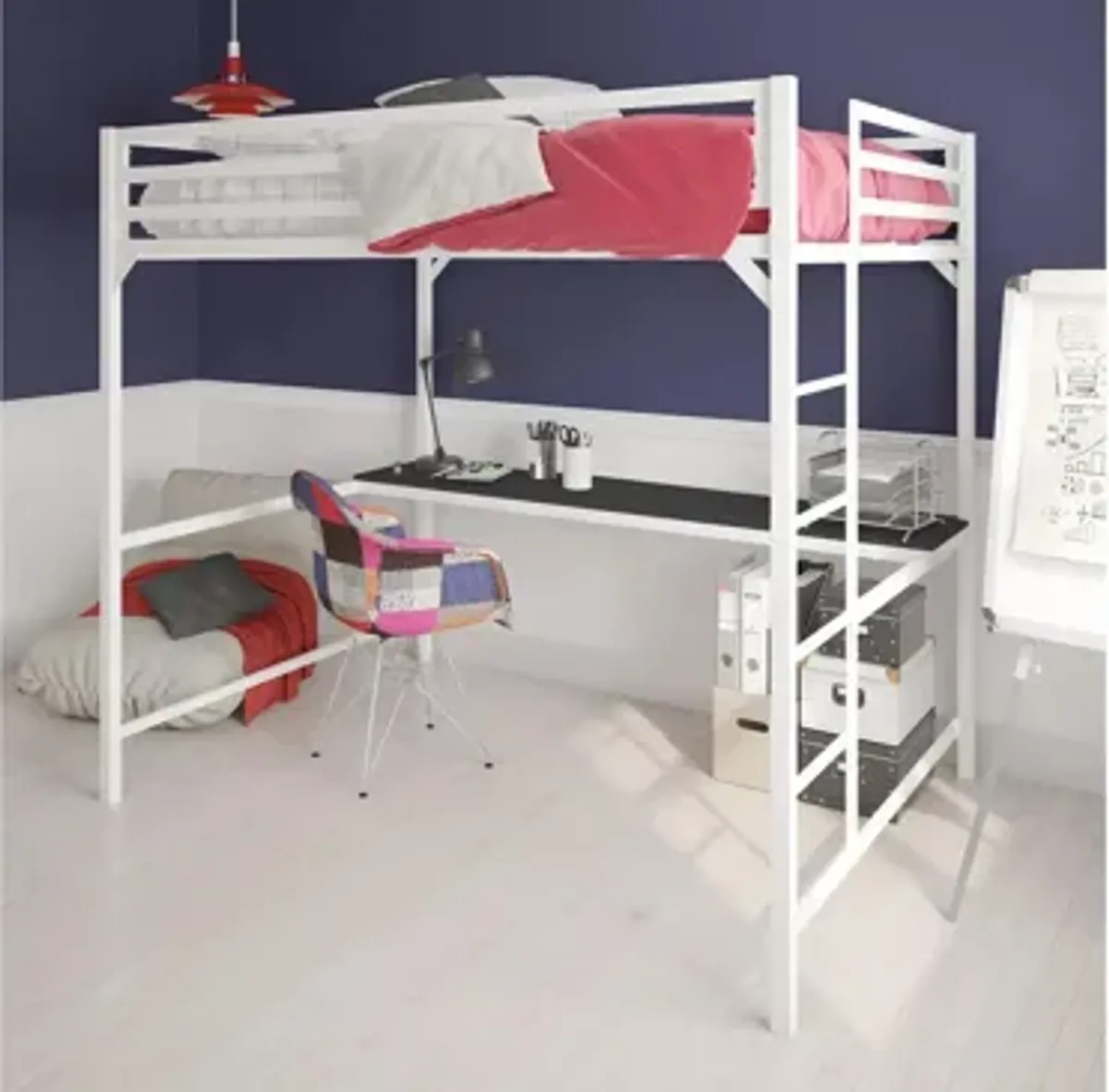 Miles Loft Bed with Desk