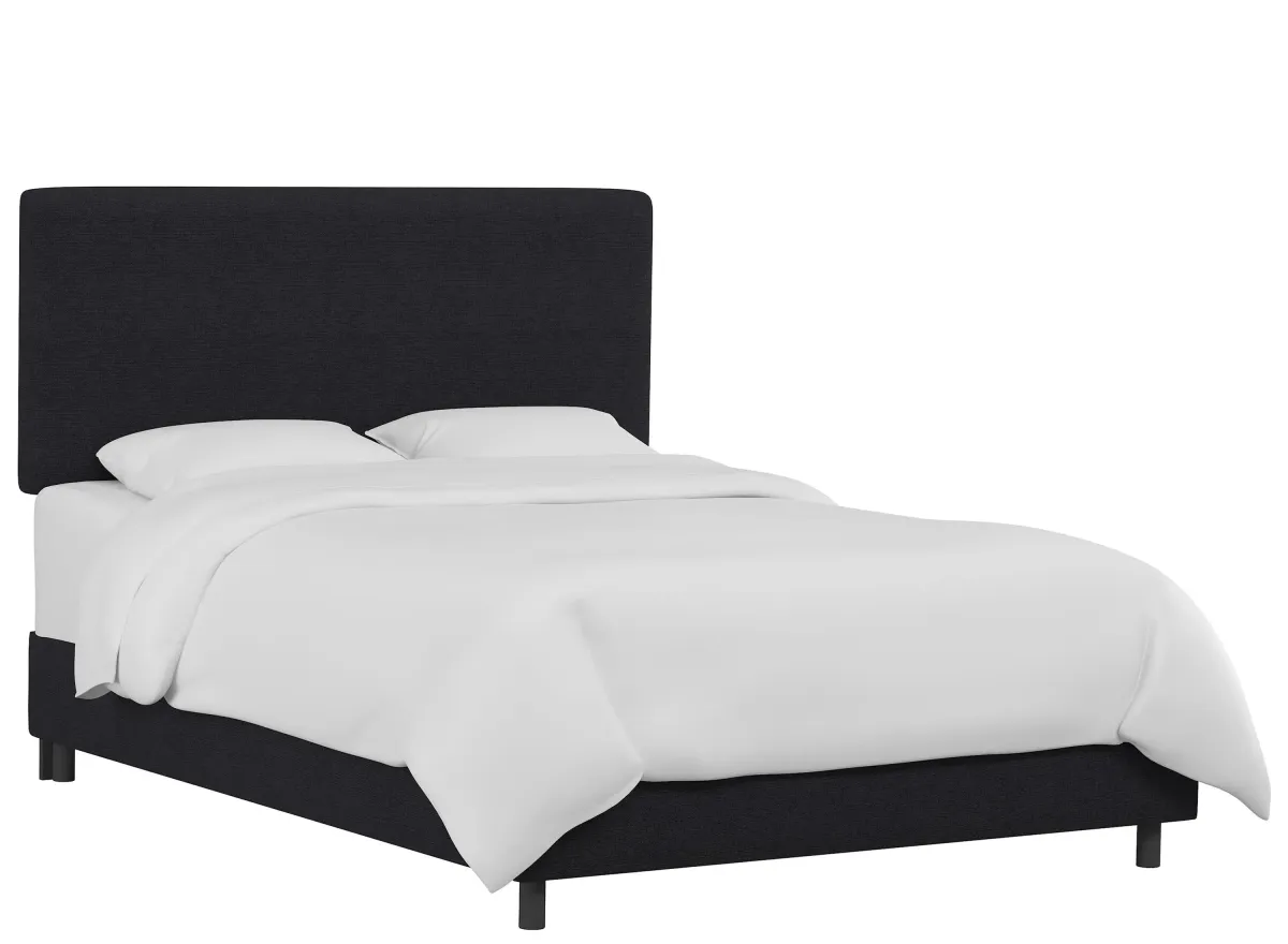 Valerie Bed in Linen Black by Skyline