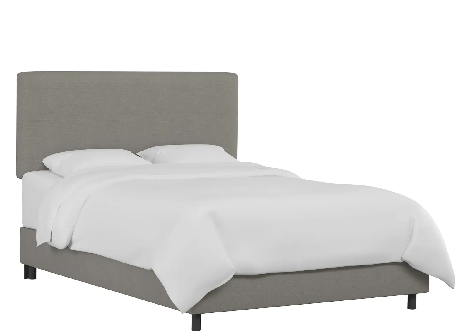 Valerie Bed in Linen Gray by Skyline