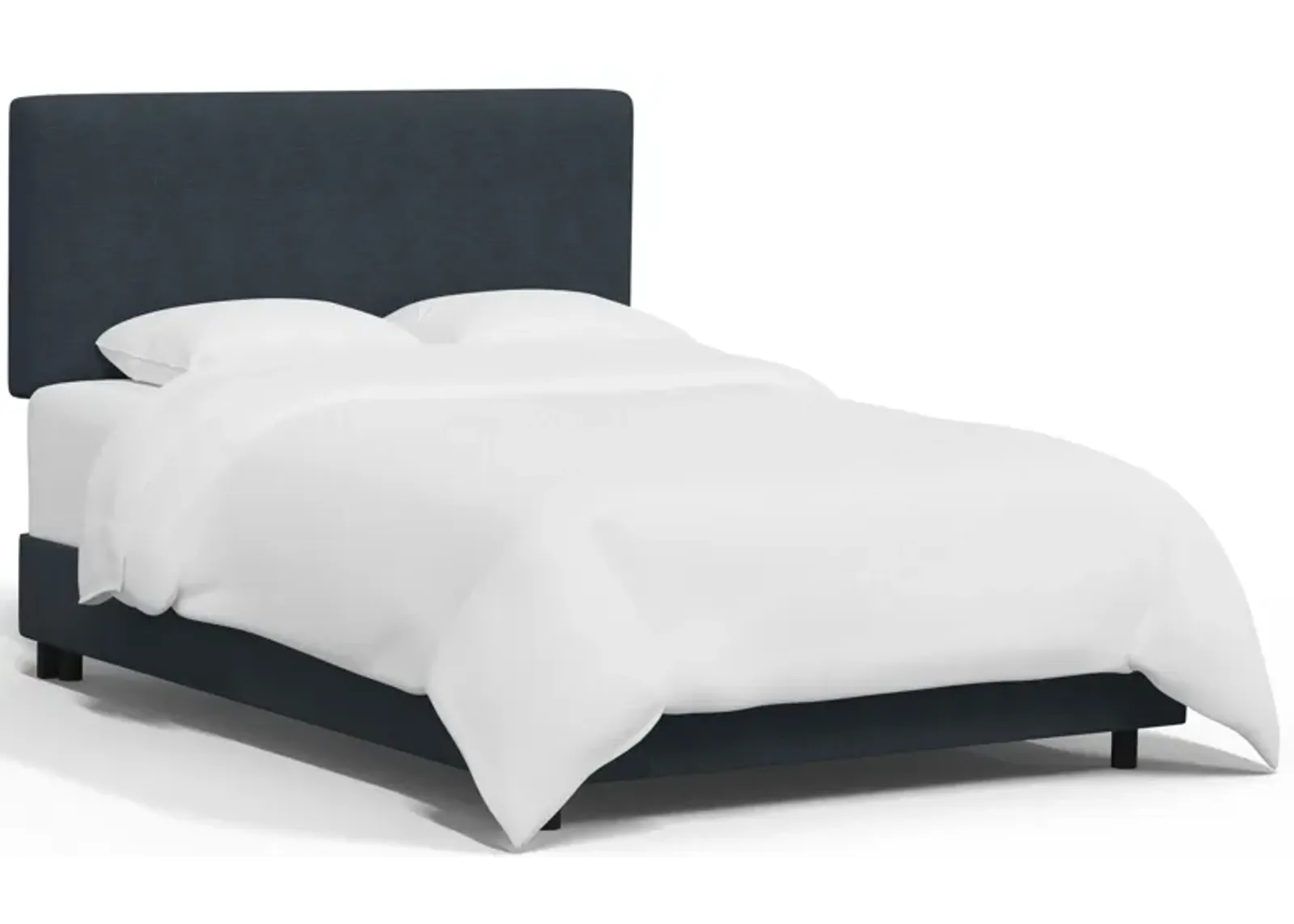 Valerie Bed in Linen Navy by Skyline