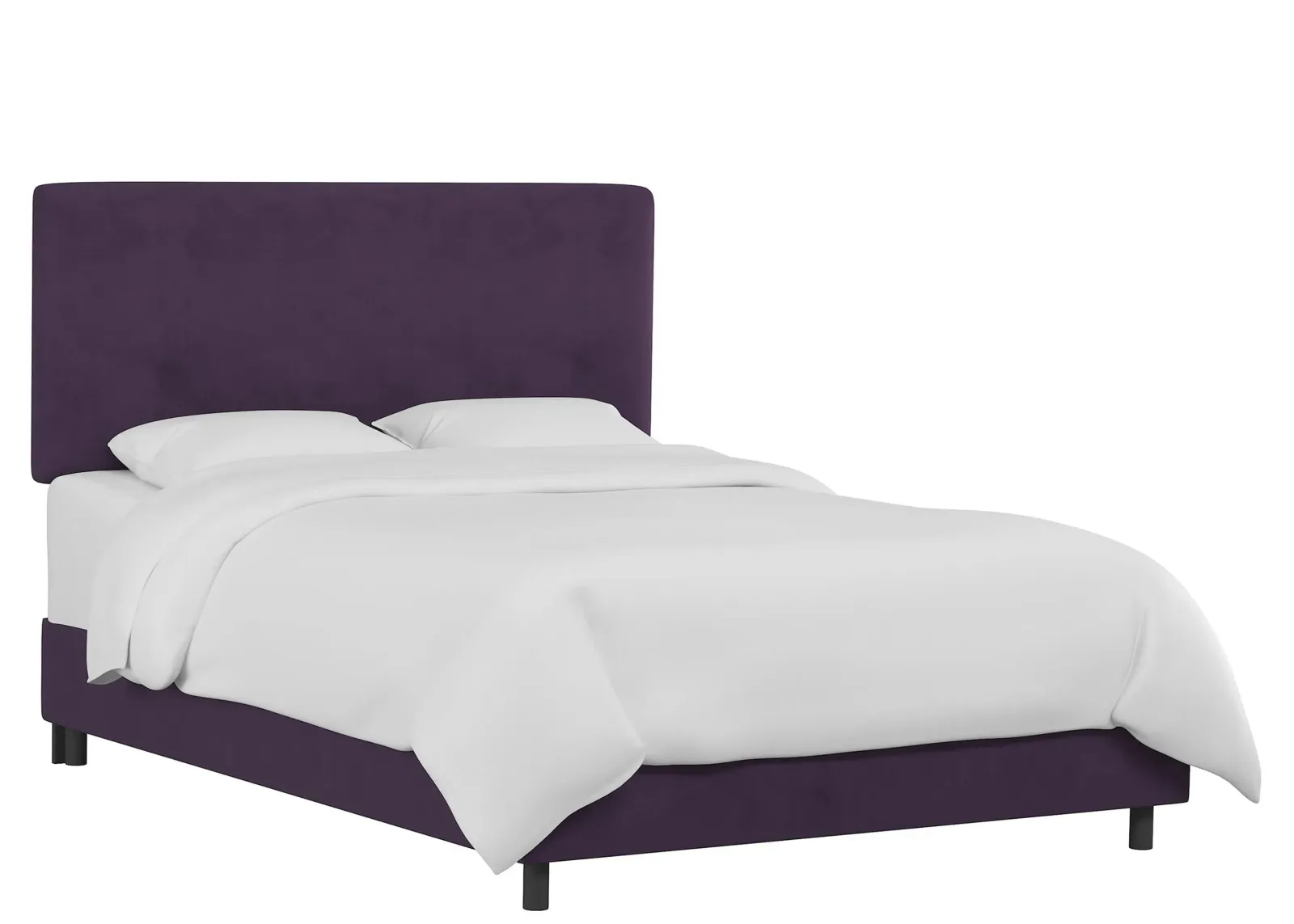 Valerie Bed in Velvet Aubergine by Skyline