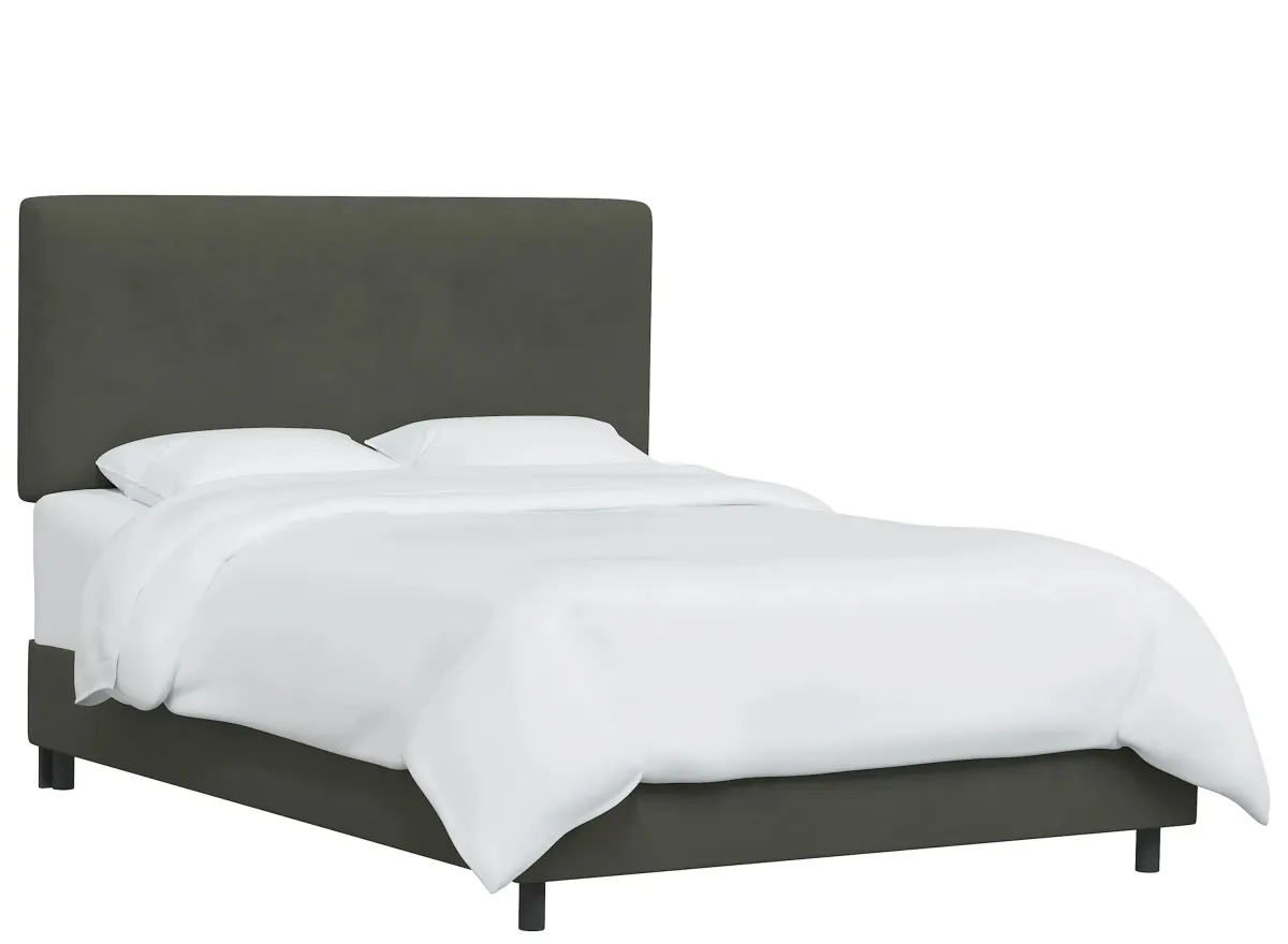 Valerie Bed in Velvet Pewter by Skyline